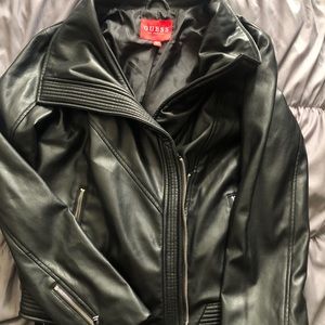 Like New! Guess Leather Jacket